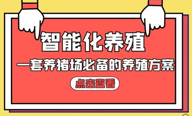 養(yǎng)豬場如何選擇一套智慧農(nóng)業(yè)養(yǎng)殖方案？