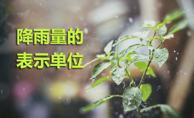 為什么降雨量的單位用毫米表示？