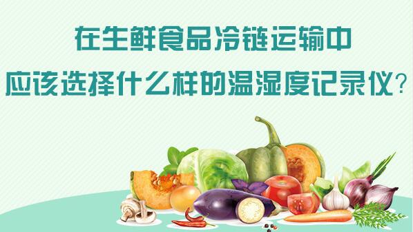 在生鮮食品冷鏈運(yùn)輸中應(yīng)該選擇什么樣的溫濕度記錄儀？