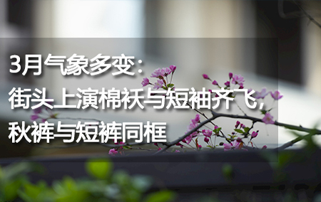 3月氣象多變：街頭上演棉襖與短袖齊飛，秋褲與短褲同框