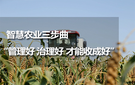 智慧農(nóng)業(yè)三步曲“管理好、治理好、才能收成好”