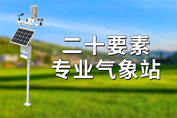 二十要素專業(yè)氣象站——?dú)庀蟊O(jiān)測解決方案?